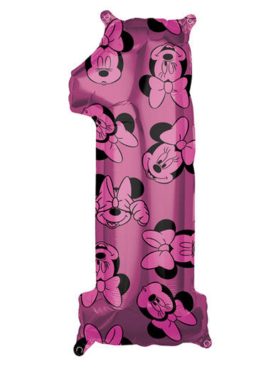 Minnie Mouse Blow up Number Balloons