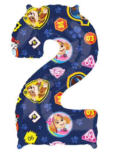 Paw Patrol Blow Up Number Balloons