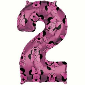Minnie Mouse Blow up Number Balloons