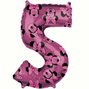 Minnie Mouse Blow up Number Balloons