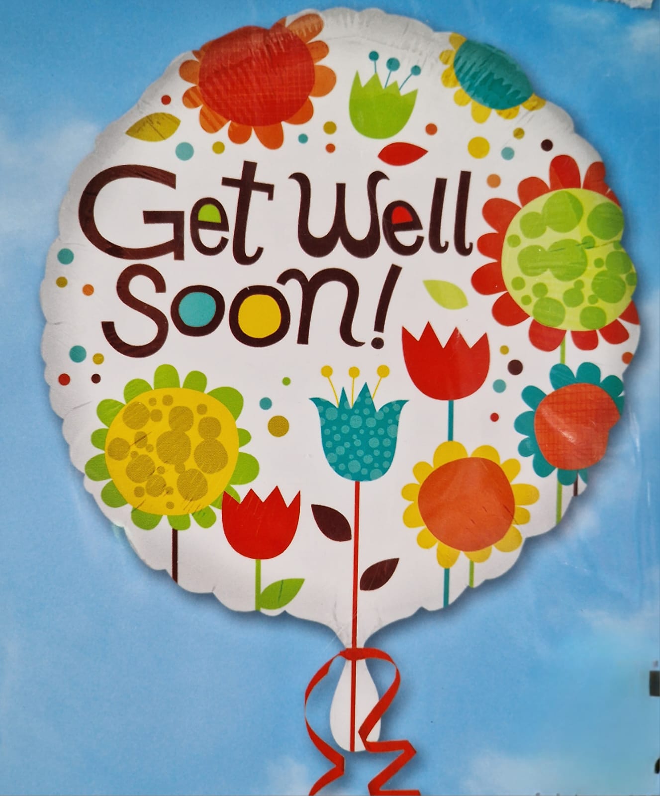 Get Well Soon Blow up Balloon