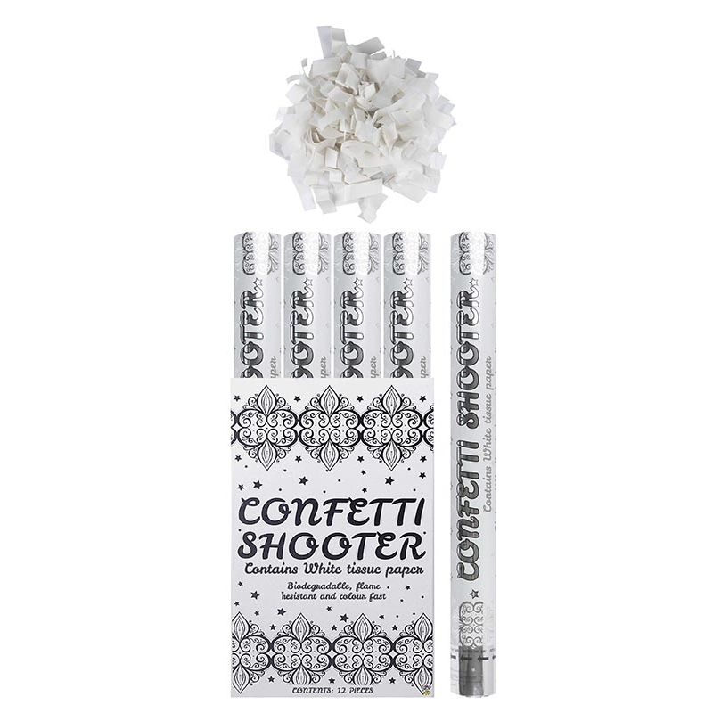 White Confetti Shooter