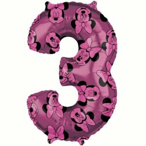 Minnie Mouse Blow up Number Balloons