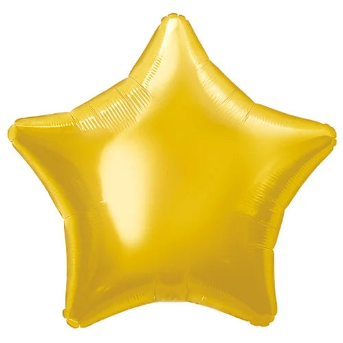 Blow Up Balloon Gold Star