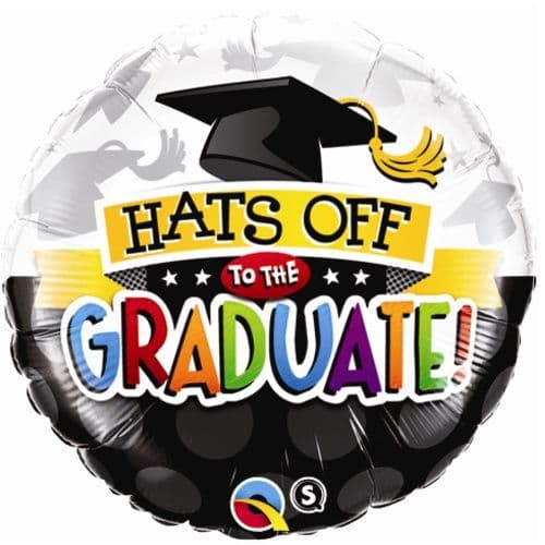 Hats off Graduate Blow up Balloon