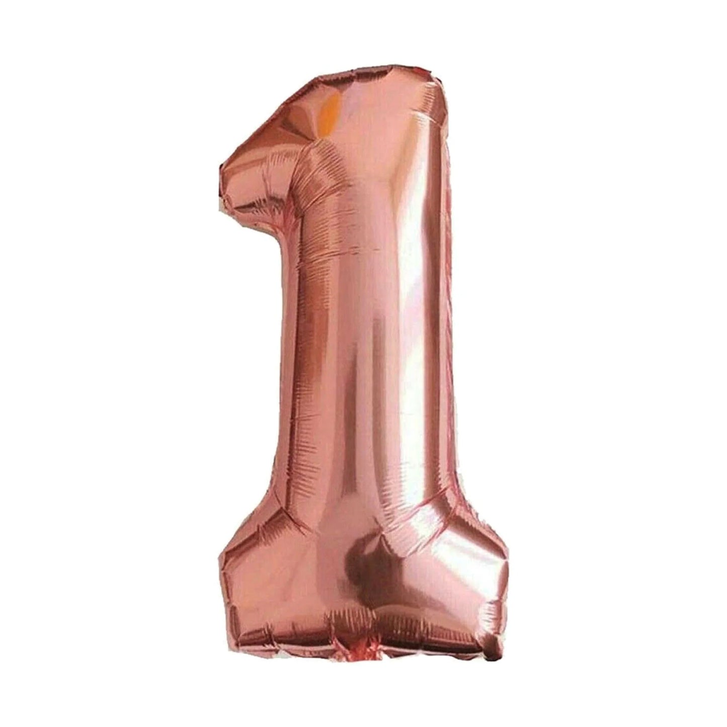 Blow up Number balloons Rose Gold